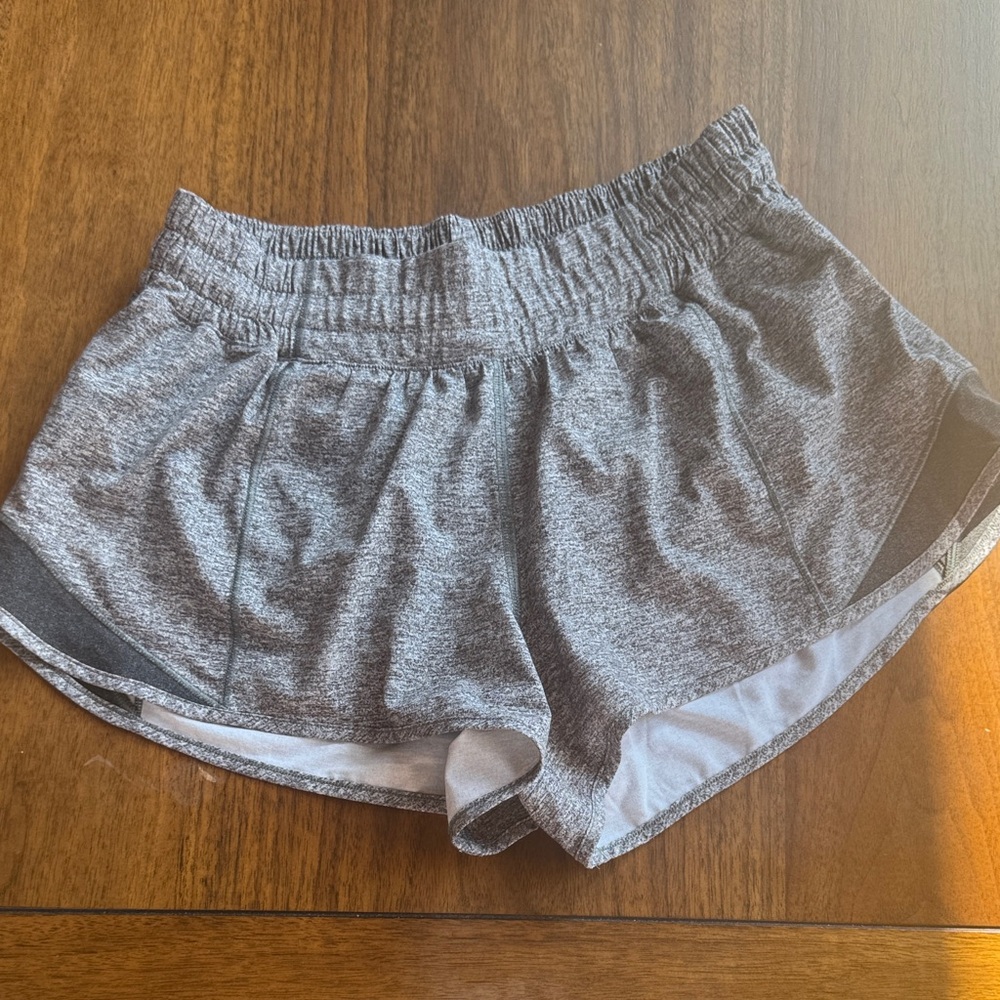 lululemon athletica Heathered Gray Athletic Shorts